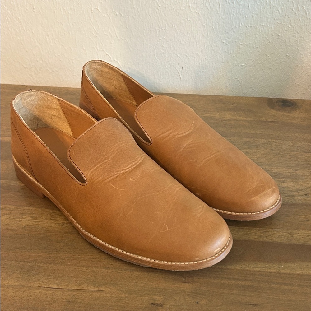 Tecovas - The Monterrey - Tan Leather Slip-On Shoes - 10 EE
